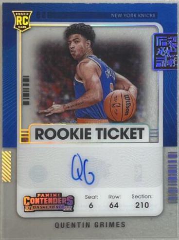 Quentin Grimes [Autograph Clear] #125