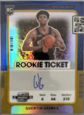 Quentin Grimes [Autograph Gold] #125