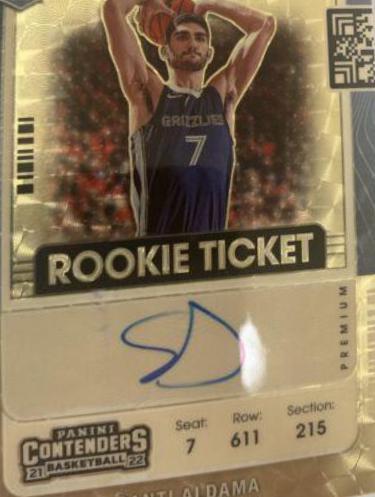 Santi Aldama [Autograph Gold] #130