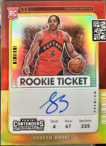 Scottie Barnes [Autograph Gold] #104