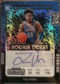 Tre Mann [Variation Autograph Green Shimmer] #118