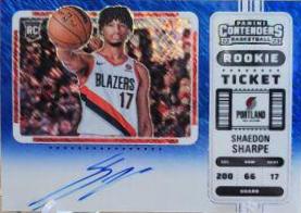 Ziaire Williams [Autograph Blue Shimmer] #110