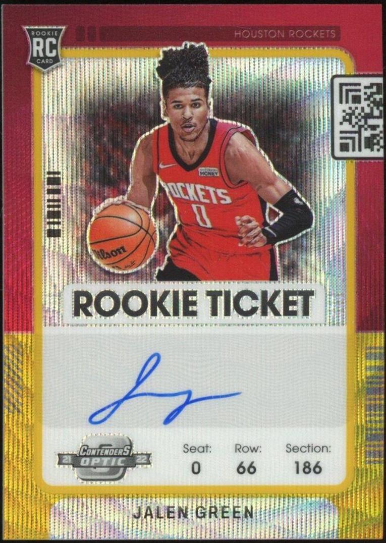 Jalen Green [Autograph Gold Wave] #110