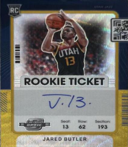 Jared Butler [Autograph Gold Wave] #107