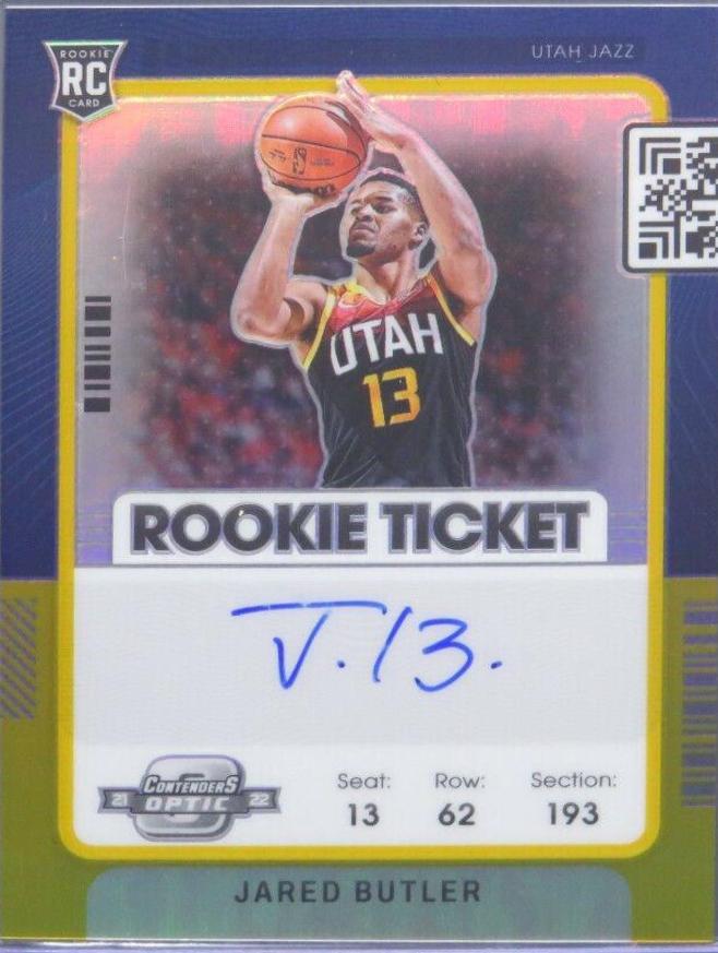 Jared Butler [Autograph Gold] #107