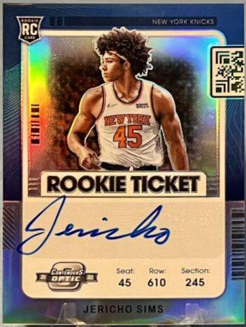 Jericho Sims [Variation Autograph] #133
