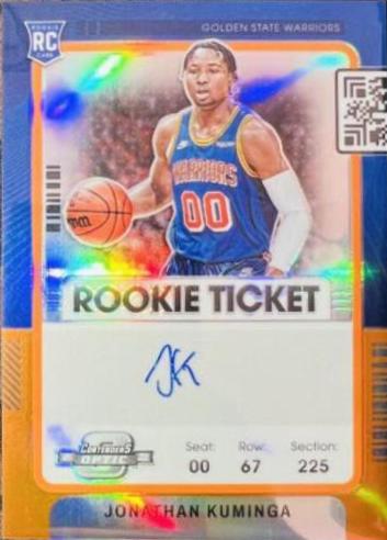 Jonathan Kuminga [Variation Autograph Orange] #140