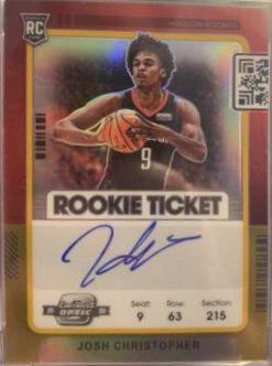 Josh Christopher [Variation Autograph Gold] #139