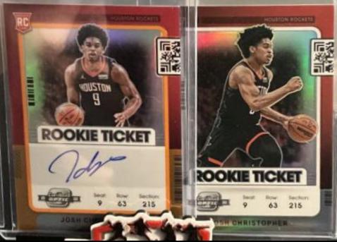 Josh Christopher [Variation Autograph Orange] #139