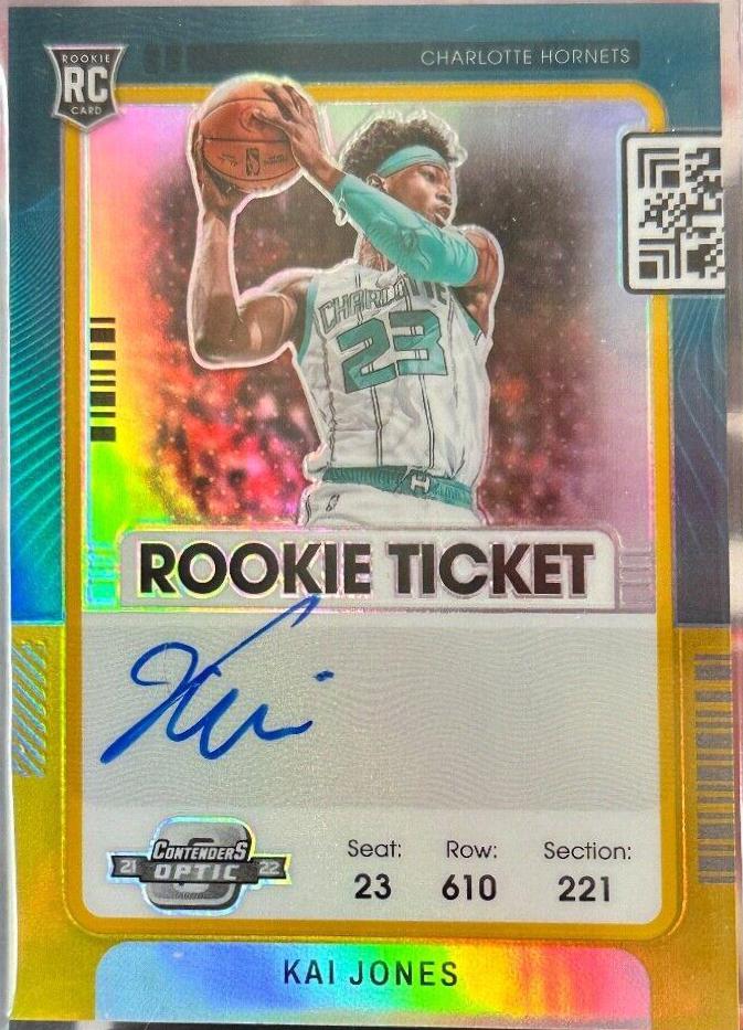Kai Jones [Autograph Gold] #112