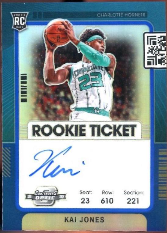 Kai Jones [Variation Autograph Blue] #112
