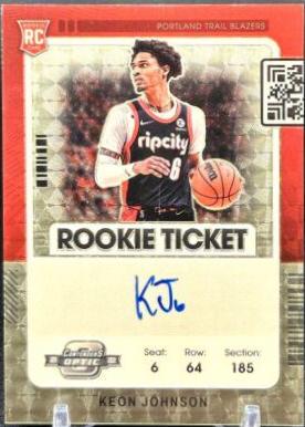 Keon Johnson [Autograph Gold] #118