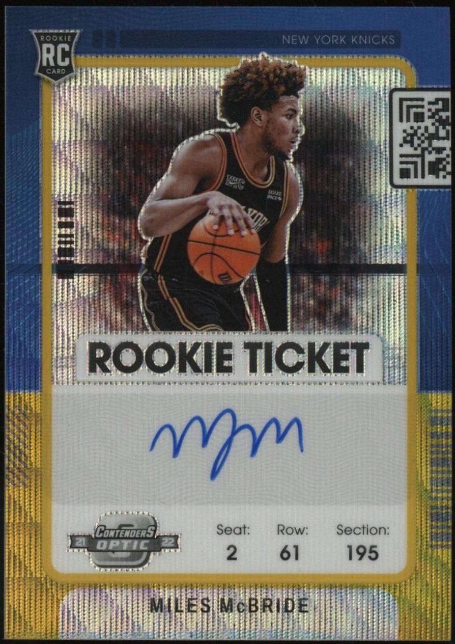 Miles McBride [Autograph Gold Wave] #115