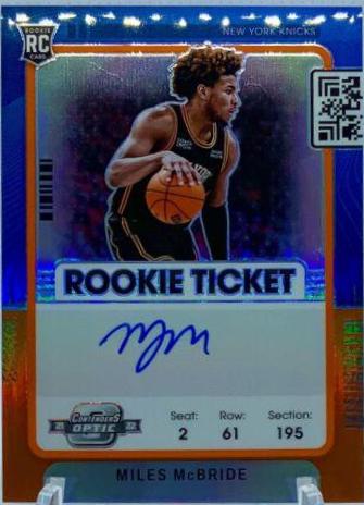 Miles McBride [Autograph Orange] #115