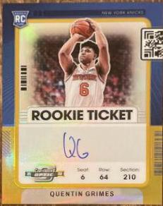 Quentin Grimes [Autograph Gold] #132