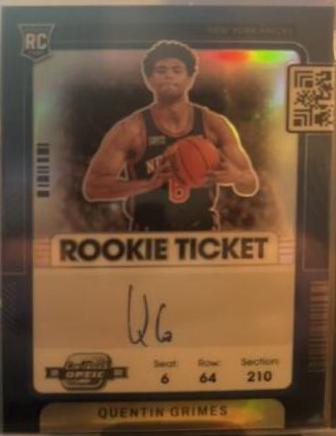 Quentin Grimes [Variation Autograph Blue] #132