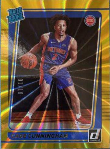 Cade Cunningham [Gold Laser] #211