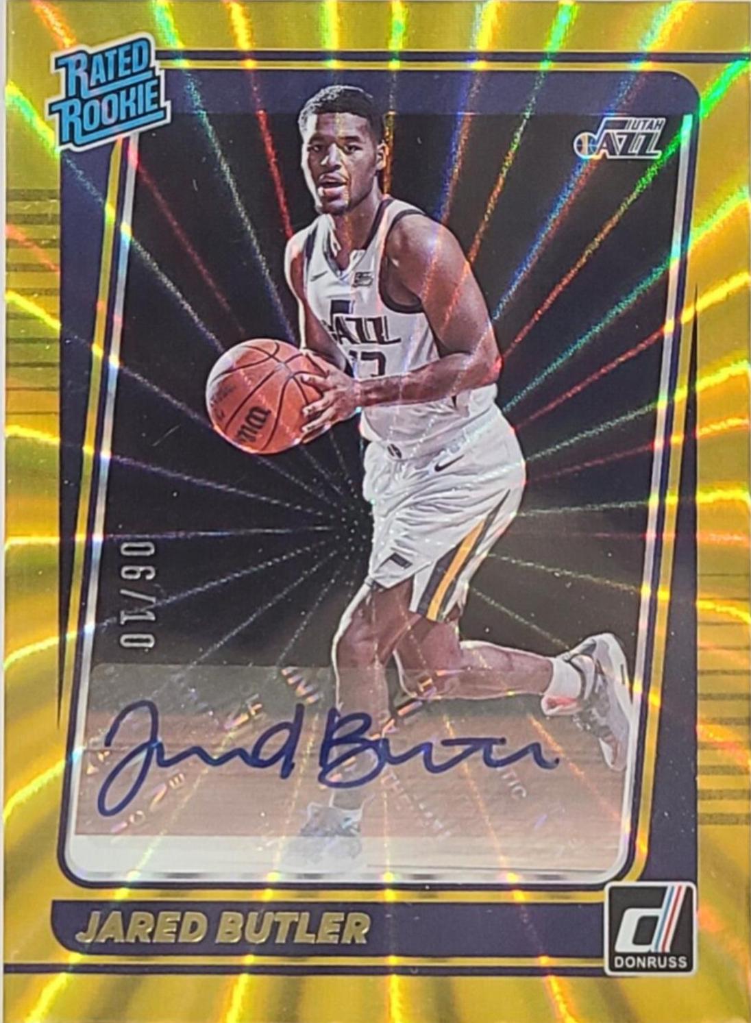 Jared Butler [Signatures Gold Laser] #249