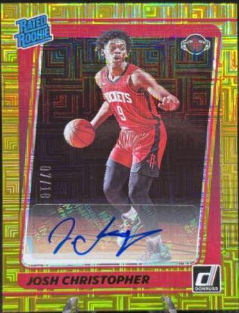 Josh Christopher [Signatures Choice Gold] #250