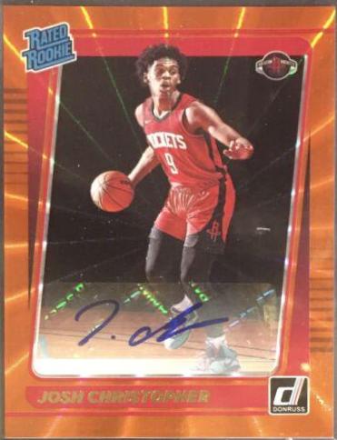 Josh Christopher [Signatures Orange Laser] #250