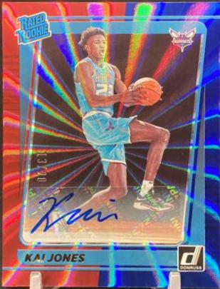 Kai Jones [Signatures Red and Blue Laser] #232