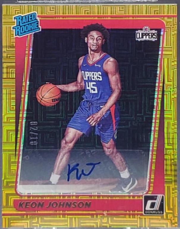 Keon Johnson [Signatures Choice Gold] #242