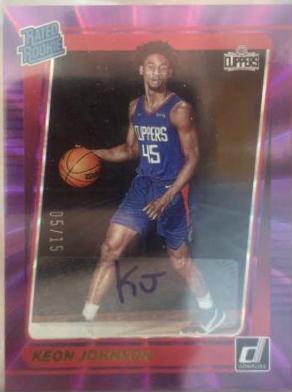 Keon Johnson [Signatures Pink Laser] #242