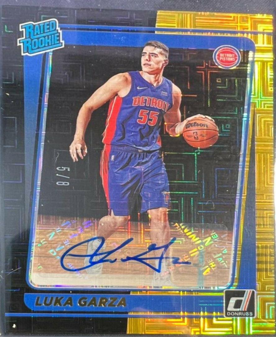 Luka Garza [Signatures Choice Black Gold] #214