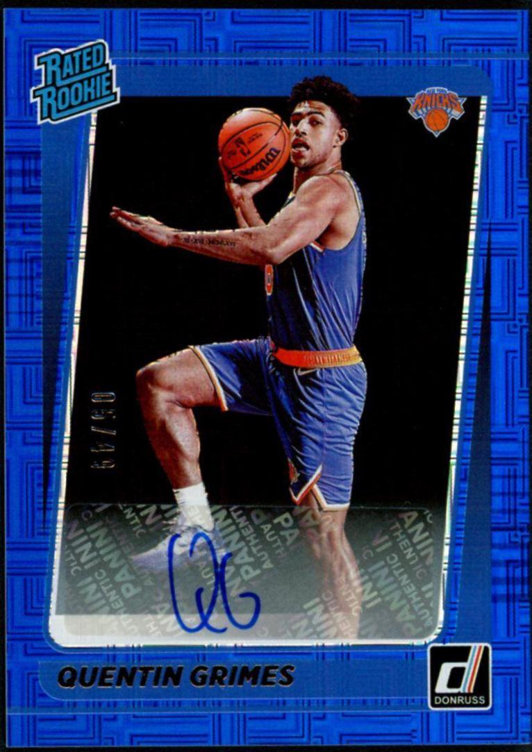 Quentin Grimes [Signatures Choice Blue] #216
