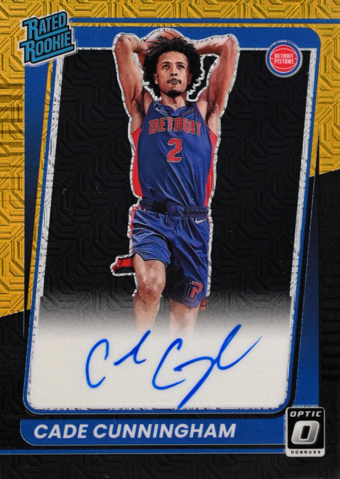 Cade Cunningham [Choice Black Gold Signature] #161