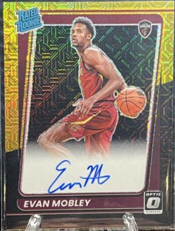 Evan Mobley [Choice Black Gold Signature] #175