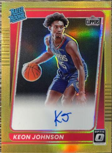 Keon Johnson [Gold Signature] #192