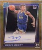 Moses Moody [Gold Signature] #184