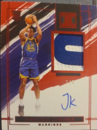 Jonathan Kuminga [Elegance Patch Autograph Asia Red] #107