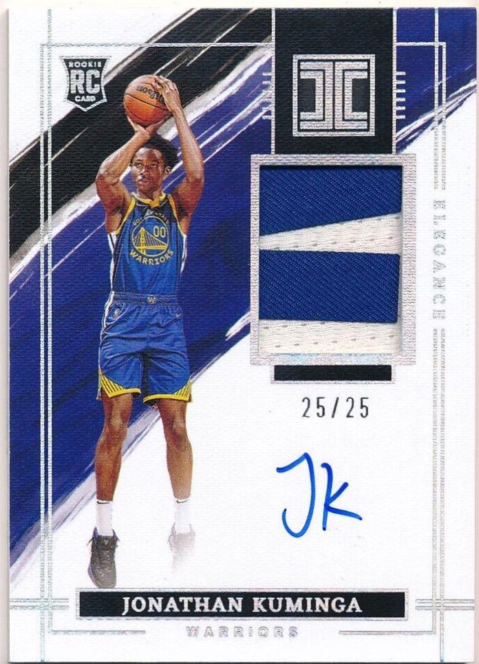 Jonathan Kuminga [Elegance Patch Autograph Holo Silver] #107
