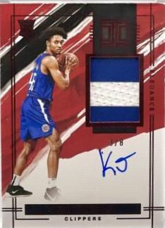 Keon Johnson [Elegance Patch Autograph Asia Red] #121
