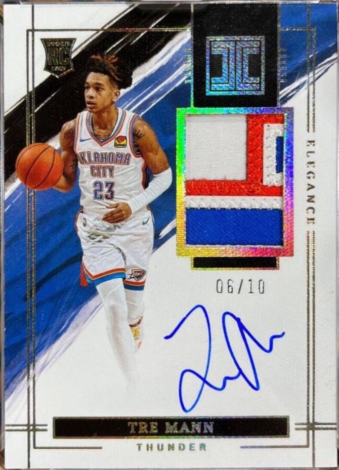 Tre Mann [Elegance Patch Autograph Holo Gold] #118