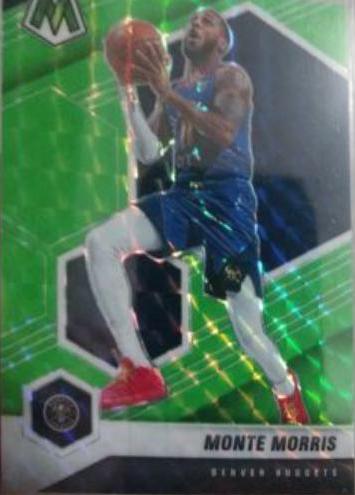 Monte Morris [Green Swirl] #77