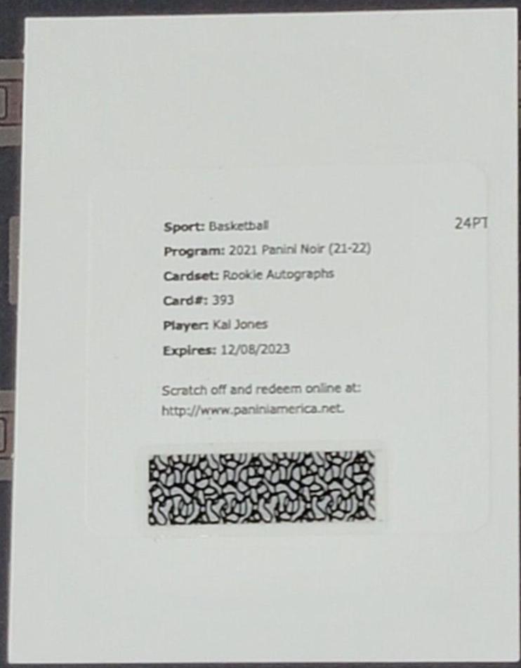 Kai Jones [Autograph] #393