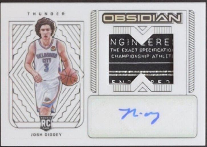 Josh Giddey [Jersey Autograph Contra] #240