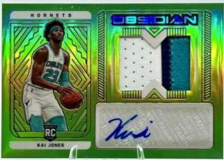 Kai Jones [Jersey Autograph Green Flood] #214