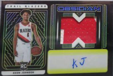 Keon Johnson [Jersey Autograph Yellow] #224