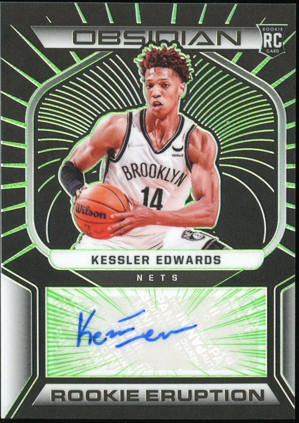 Kessler Edwards [Jersey Autograph Green] #208