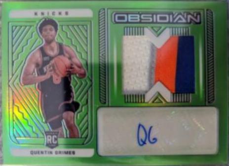 Quentin Grimes [Jersey Autograph Green Flood] #226