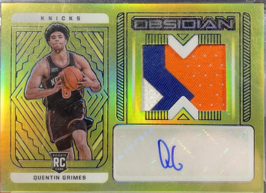 Quentin Grimes [Jersey Autograph Yellow Flood] #226