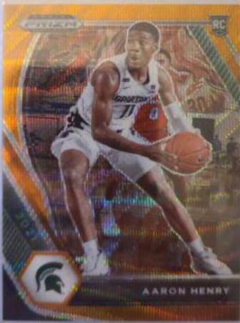 Aaron Henry [Orange Wave Prizm] #48