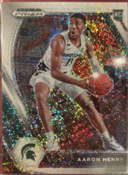 Aaron Henry [White Sparkle Prizm] #48