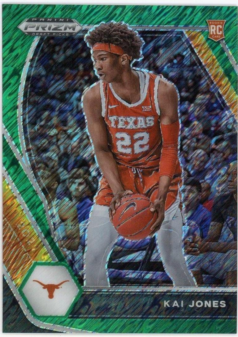Kai Jones [Green Shimmer Prizm] #14