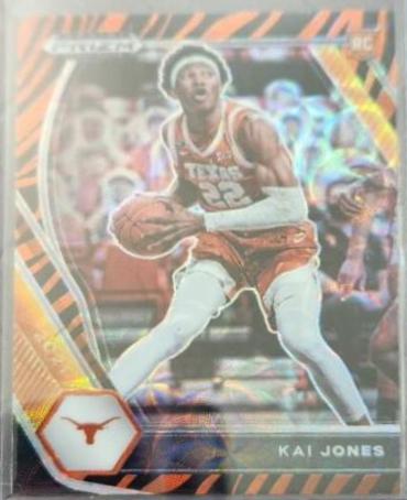 Kai Jones [SP Variation Choice Tiger Stripe Prizm] #14