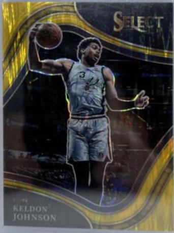 Keldon Johnson [Gold Flash Prizm] #227